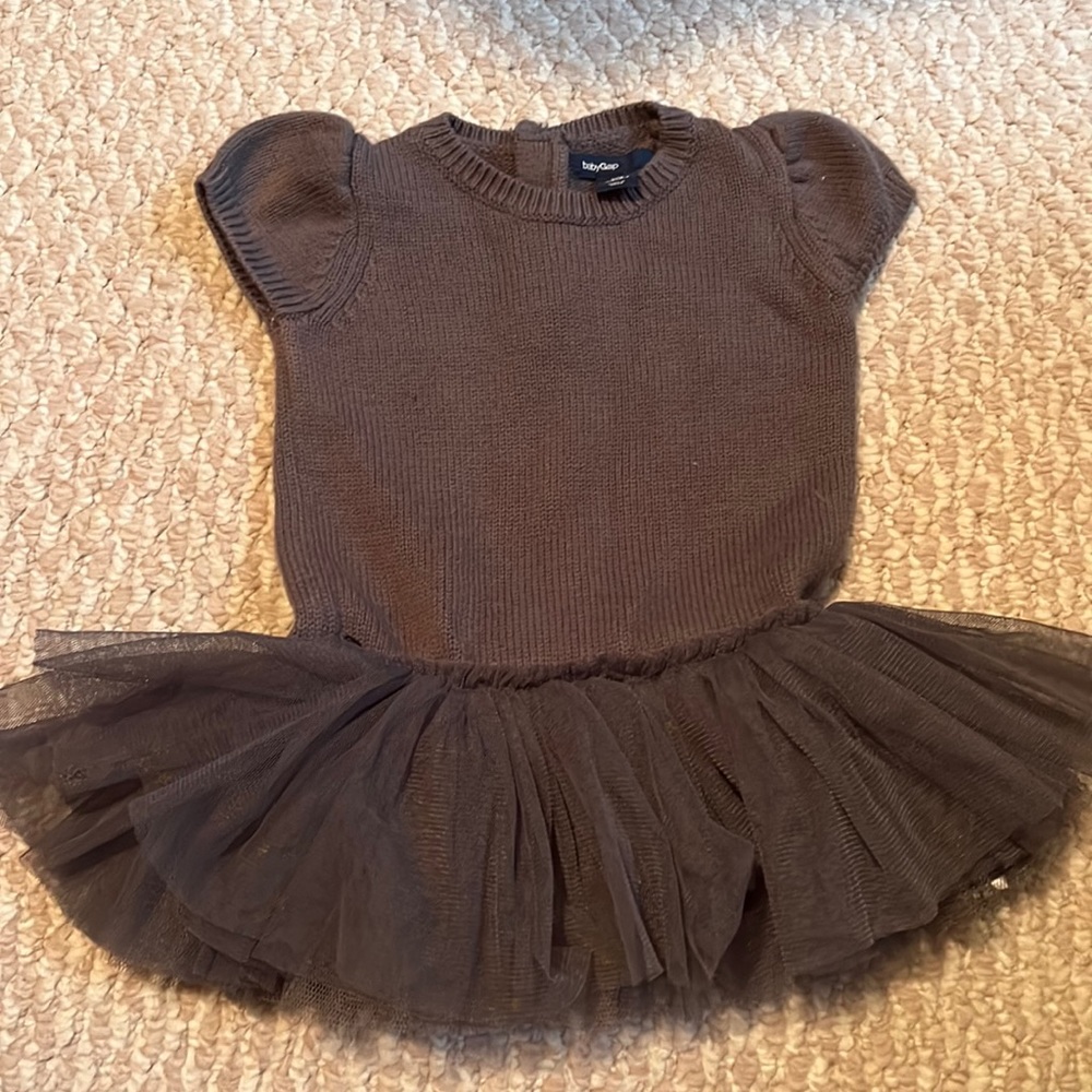 Baby Gap girls Sweater and Tulle Dress